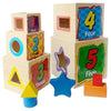 Wooden Wisdom Sorter Shape Blocks 5Pcs Set