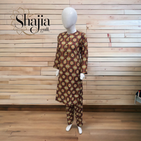 Stitched Suit, Pret 2 Piece Printed Lawn, Kurti & Trouser, for Women