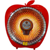 Carbon Halogen Electric Heater, Apple Shape - 300/600 Watts, for Home Use