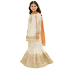 Chiffon, Net & Malai Suit, Elegant Chiffon, Net & Malai Outfit, for Kids'