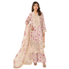 Unstitch Suit, 3 piece Lawn, Digital Prints & Pure Crinkle Chiffon Dupatta