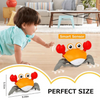 Musical Toy with Infrared Sensors, Rechargeable Crawling Crab, for Kids'