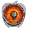 Carbon Halogen Electric Heater, Apple Shape - 300/600 Watts, for Home Use