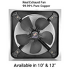 Real Exhaust Fan, Fully Metal Body & 1-Year Warranty, for Home & Industrial Use