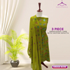 Unstitched Suit, High-Quality Craftsmanship with Chiffon Dupatta, for Women