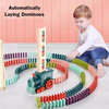 Dominoes Brick Blocks, Electric Domino & Train Set Automatic Laying, for Kids'