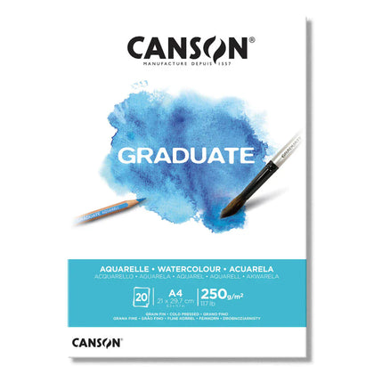 Canson Graduate Watercolor Pad 250 gsm