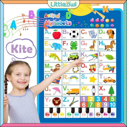 Alphabet Wall Chart, Interactive Electronic English, for Early Learning