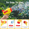 Bubble Machine Gun, 29 Holes Blaster & Exciting Bubble Blaster, for Kids'