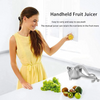 Juice Squeezer, Manual Aluminum Alloy & Easy to Use, Retains Nutrients, Low Noise