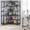 6 Shelf Sandine Corner Bookcase