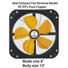 Real Exhaust Fan, Fully Metal Body and 1-Year Warranty