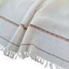 Luxury White Wool Shawl