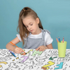 Coloring Drawing Roll Sticker, Creative & Educational Fun, for Kids'