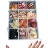 288-Piece Multicolor Fake Nail Set