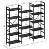 Bookcase Storage Organizer Rack