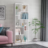 8-Cube White Bookcase