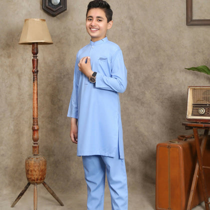 Light Blue Shalwar Kameez