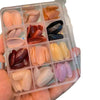 288-Piece Multicolor Fake Nail Set