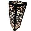 Deep Laser Cut Wooden Side Table Lamp