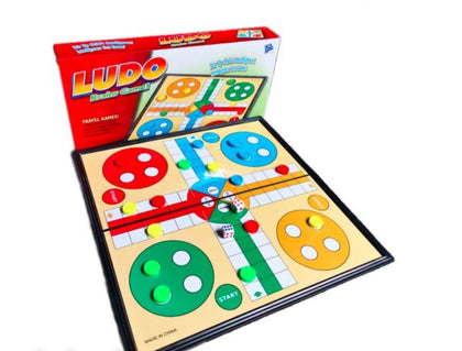 Ludo Brains Game Board Game, Portable Magnetic & Travel-Friendly, for 2-4 Players