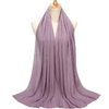 Scarf/Hijab, Sophisticated Pleated & Bubble Chiffon Crinkle , for Women