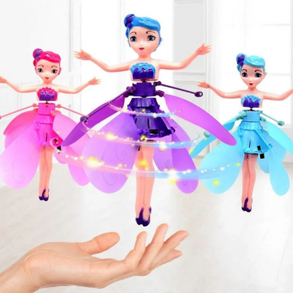 Toys, Flying Fairy Doll with Sensor, USB Rechargeable & Hand-Controlled