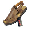 LASINA Kaptaan Brown Shaded Chappal