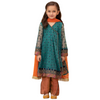 Chiffon, Net & Malai Suit, Elegant Chiffon, Net & Malai Outfit, for Kids'