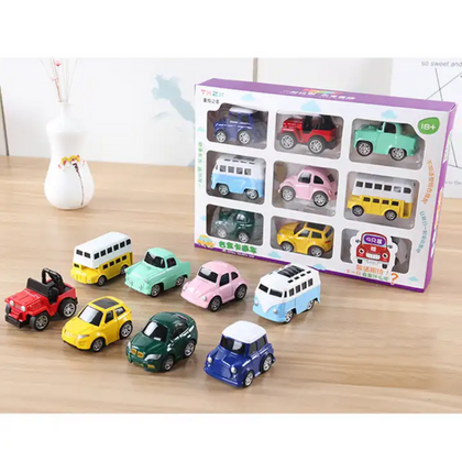 Mini Alloy Cars Set, High-Quality Die-Cast Vehicles, for Kids'