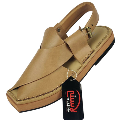 Lasina Kaptaan Camel Brown Chappal