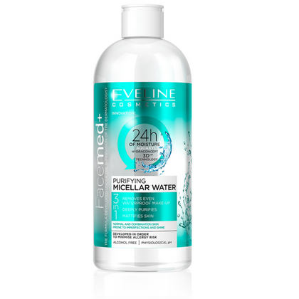Micellar Water Purifying, 3 in 1 Makeup Remover and Purifier
