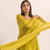 Dress Set, Chiffon Dupatta & Twisted Silk Trouser, for Women