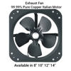 Exhaust Fan, Durable with Fully Metal Body and 1-Year Warranty