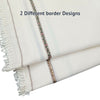 Luxury White Wool Shawl