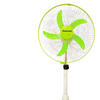 Rechargeable AC/DC Pedestal Fan, with Adjustable Height & Built-in Battery