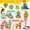 Building Blocks, Transparent Magnetic Tiles, for Kids'