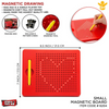 Drawing Magnetic Pad with 10 Pattern Cards, for Kids'