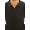 Classic Black V-Neck Polo