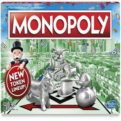 Monopoly Game, Classic Property Trading Fun, for Family Game Night