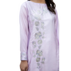 Stitched Suit, Lilac Silk with Sequin Embroidery, for Women