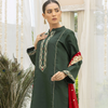 Suit, Dark Green Raw Silk, Sophistication & Grace, for Women