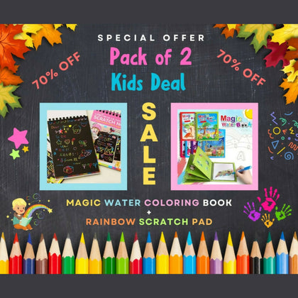 Magic Water Drawing Coloring Book