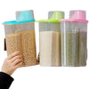 Kitchen Dispenser Set, 1.5 kg Food Storage Jars, 6 Piece, Airtight & Transparent