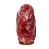 Red Kryptonite Himalayan Salt Crystal Lamp