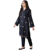 Dhanak 3 Piece Black Embroidered Suit