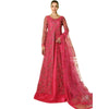 Dress, Bareeze 3 Piece Embroidered Lawn Red Daneen, for Women