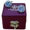 Cuff links Stud Button, Premium & Golden Sphere, for Style & Elegance