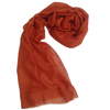 Scarf/Hijab, Rust Glitter Lawn, Lightweight & Comfortable Accessory, for All Seasons