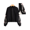 Jacket, Embroidery Comfortable & Soft Warm Fleece, for Women